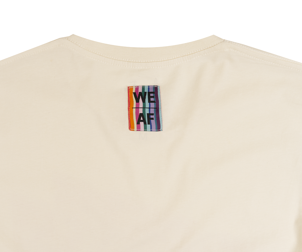 ARCADE FIRE GRAPHIC T-SHIRT CREAM - ARCADE RAINBOW