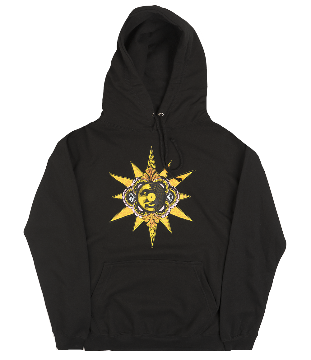 24K GOLDN HOODIE BLACK - SUNBURST