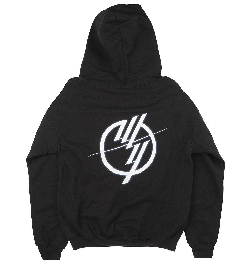 WISIN & YANDEL HOODIE BLACK - MISSION TOUR