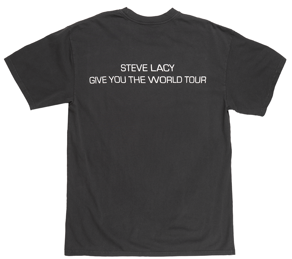 STEVE LACY T-SHIRT HTR BLACK - GIVE YOU THE WORLD