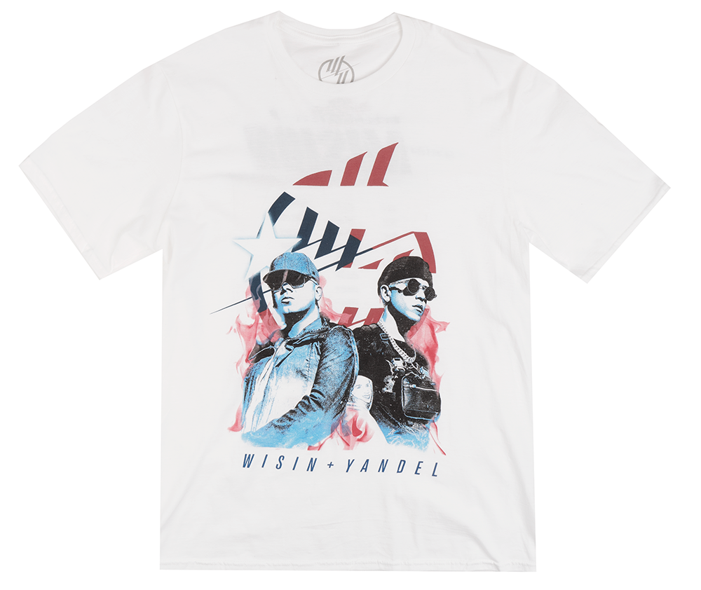 WISIN & YANDEL T-SHIRT WHITE - PUERTO RICO TOUR