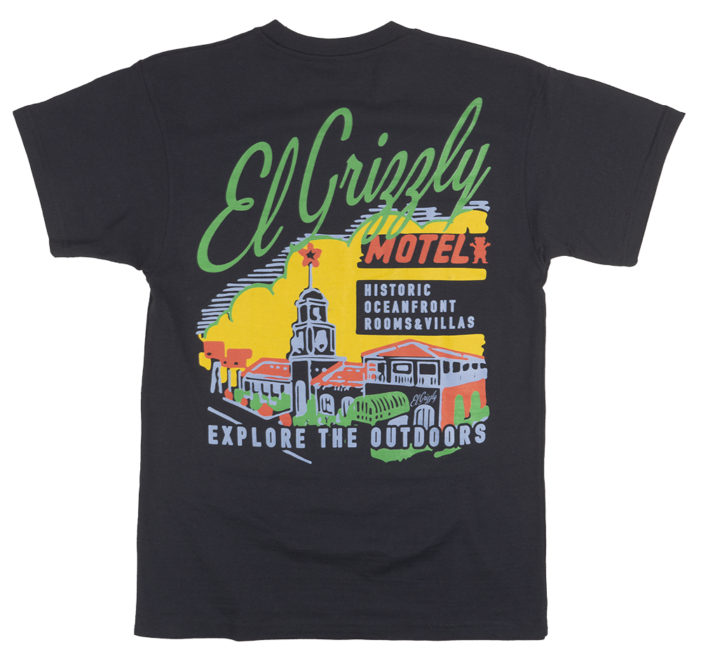 GRIZZLY GRIPTAPE T-SHIRT NAVY - EL GRIZZLY