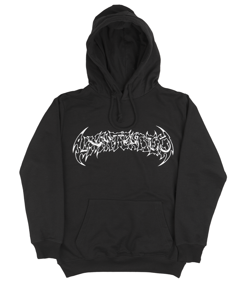 UNINTENDED HOODIE BLACK - BAT LOGO