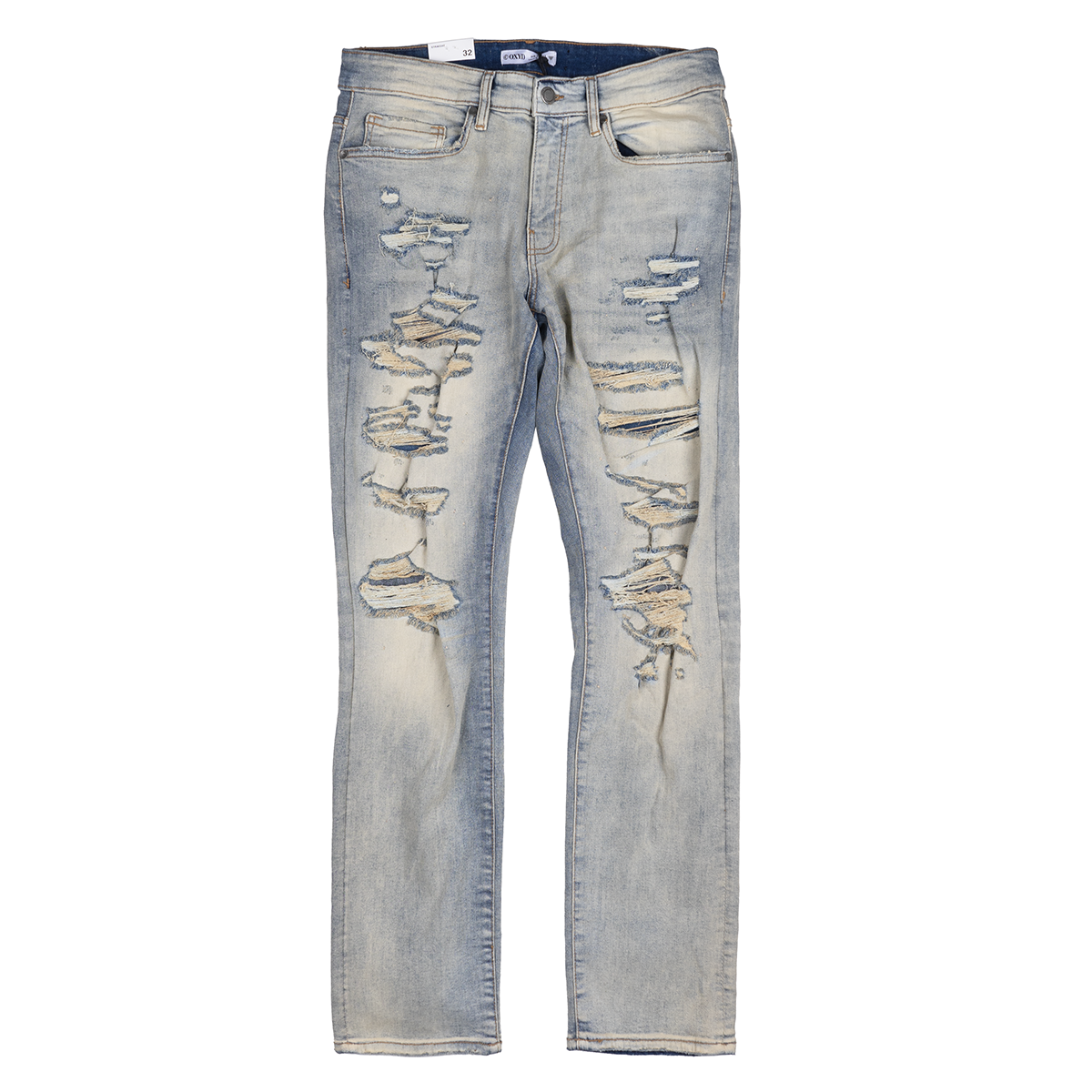 U-1110 OXYD MEN'S STRAIGHT JEANS LAGER
