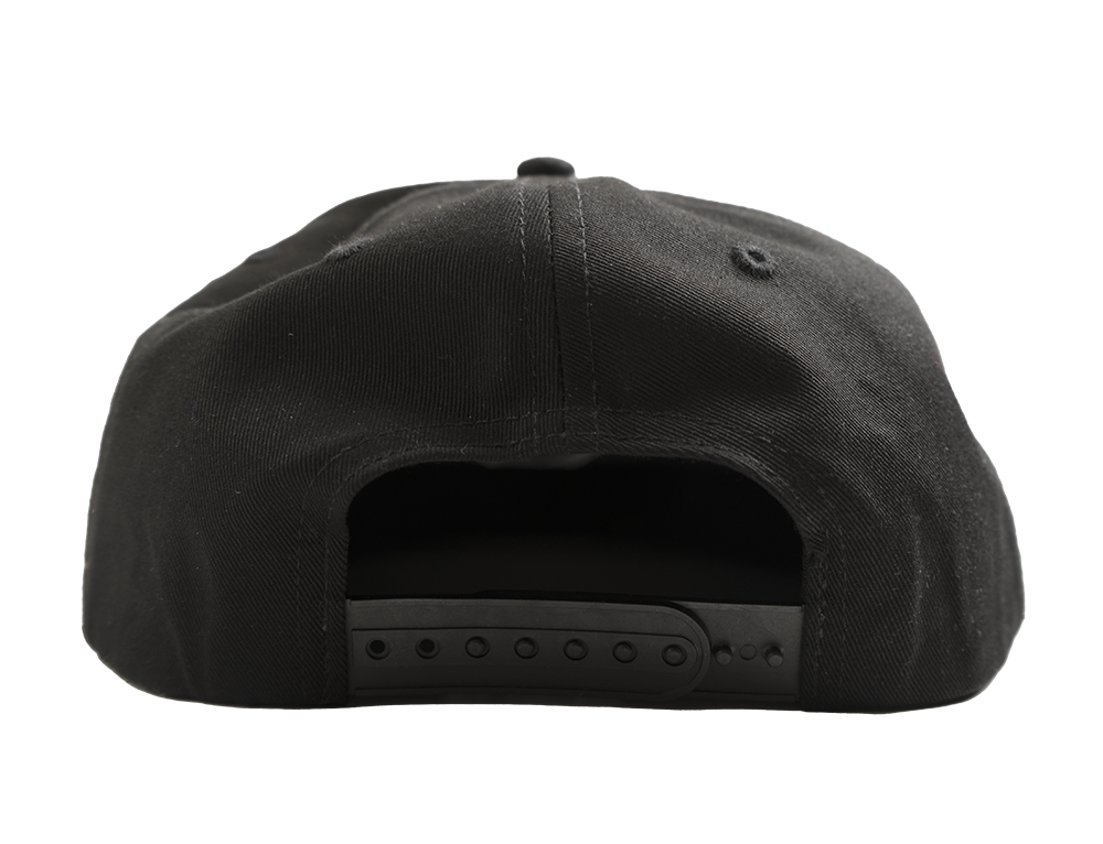 AMEER VAAN SNAPBACK HAT BLACK - FLAME LOGO