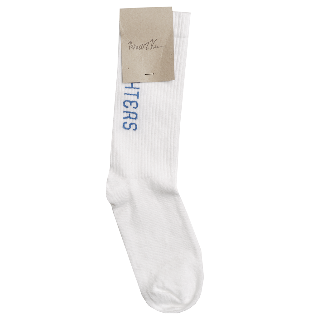 AMEER VANN CREW SOCKS WHITE - 25 LIGHTERS