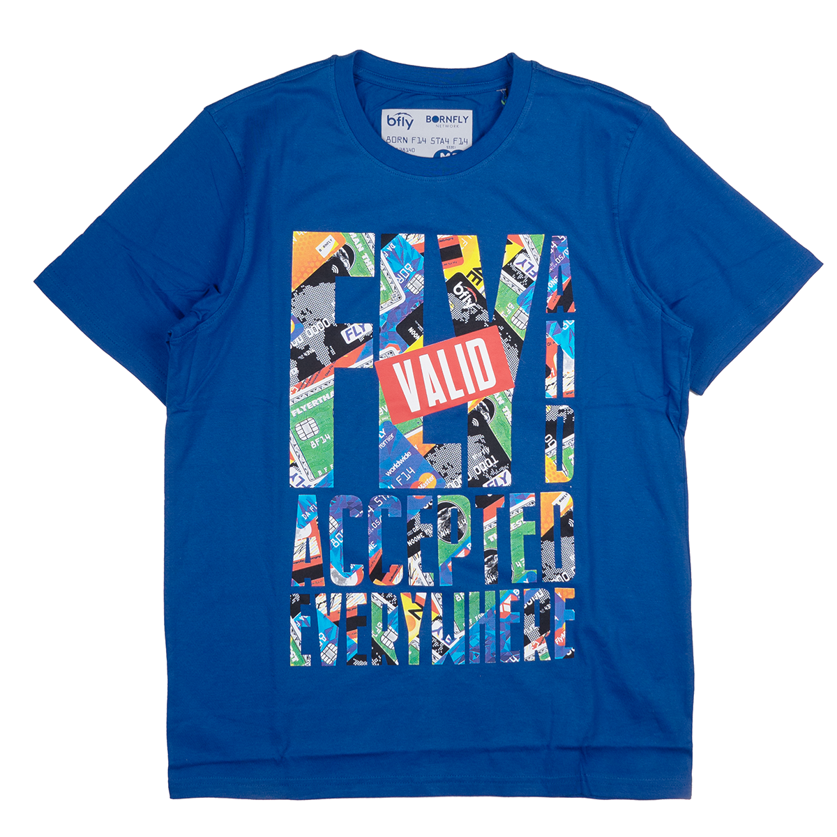 BORN FLY SHORT SLEEVE T-SHIRT ROYAL 2303T4615