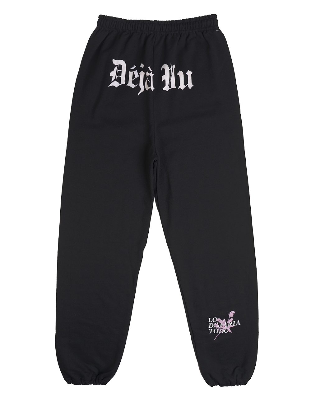 CNCO FLEECE SWEATPANTS BLACK - DEJA VU