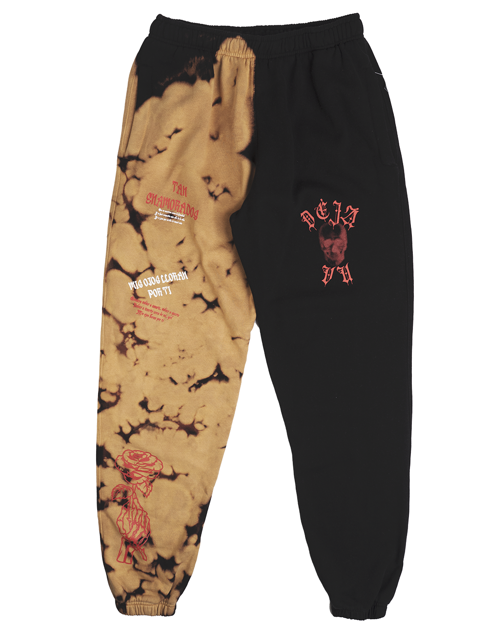 CNCO FLEECE SWEATPANTS BLACK TIE DYE - Y3CMNC