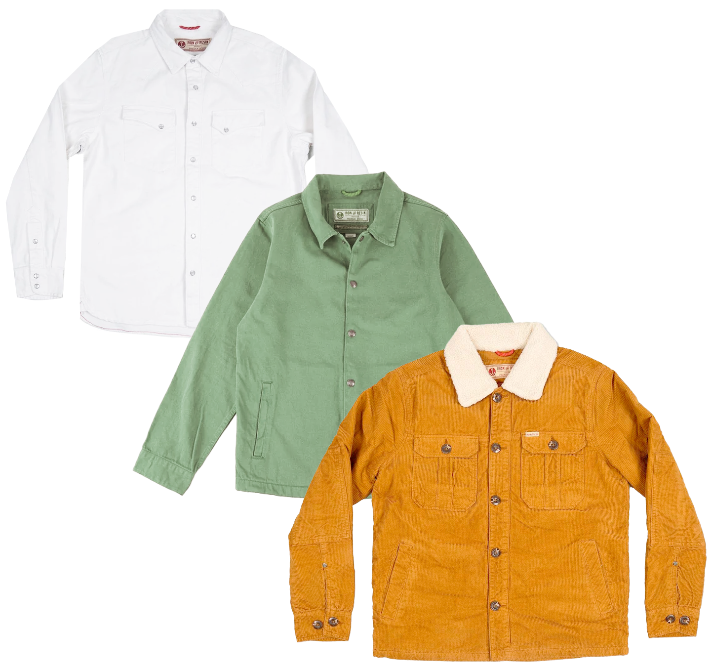 IRON & RESIN ASSORTED JACKET ASST - IRJKT0625