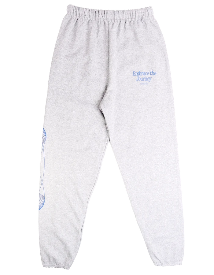 MISC DESIGN CO SWEATPANTS LT GREY - EMBRACE THE JOURNEY