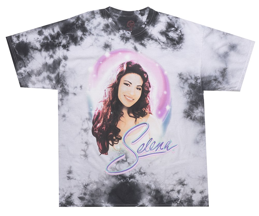 SELENA QUINTANILLA T-SHIRT BLACK WASH - 7SEL81120