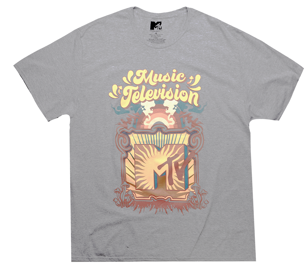 MTV LICENSED T-SHIRT H GREY - 4MTV82650