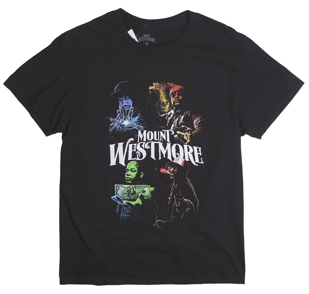 MOUNT WESTMORE T-SHIRT BLACK - MTWT002