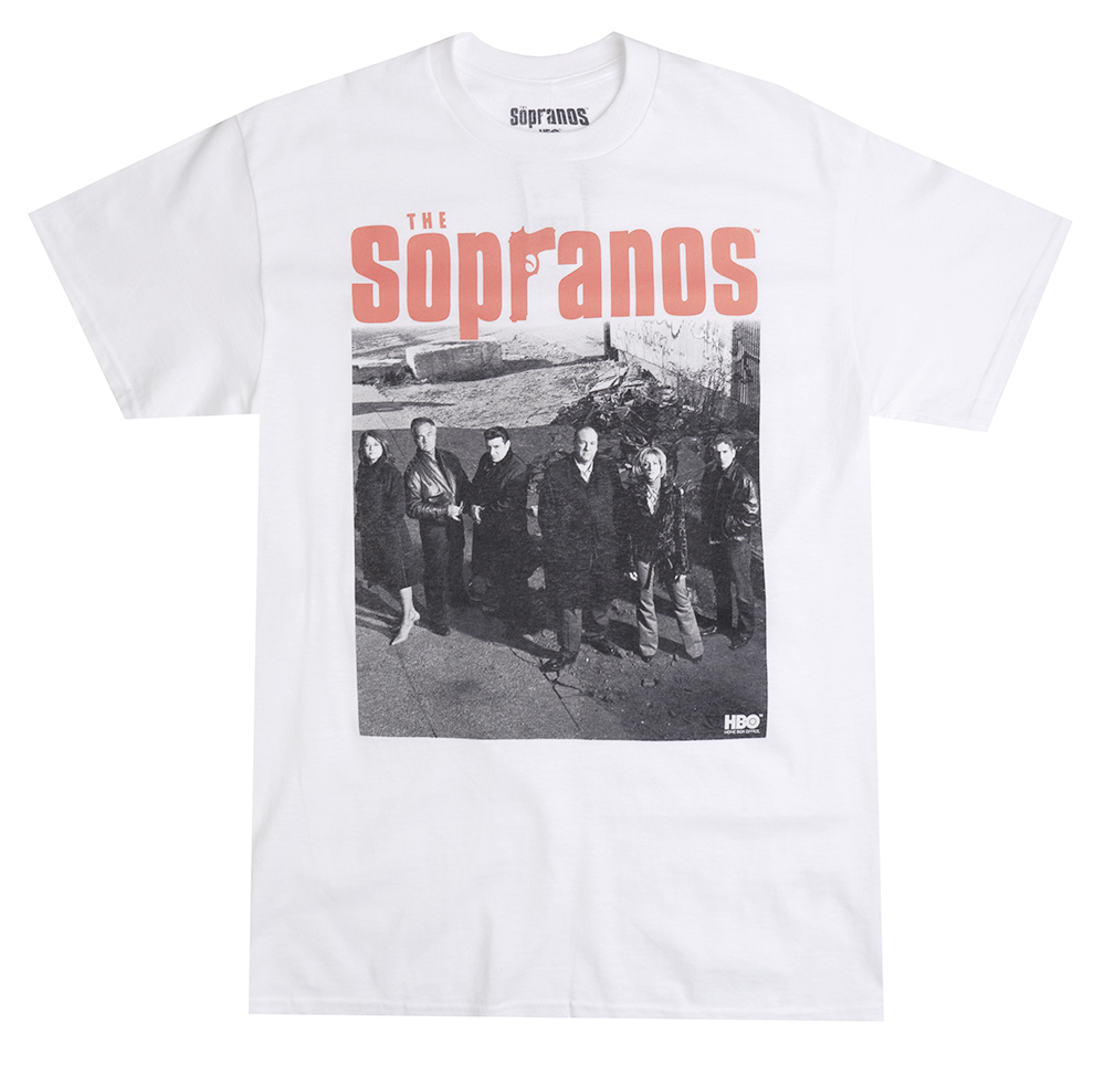 THE SOPRANOS T-SHIRT WHITE - XSL001BMNNS