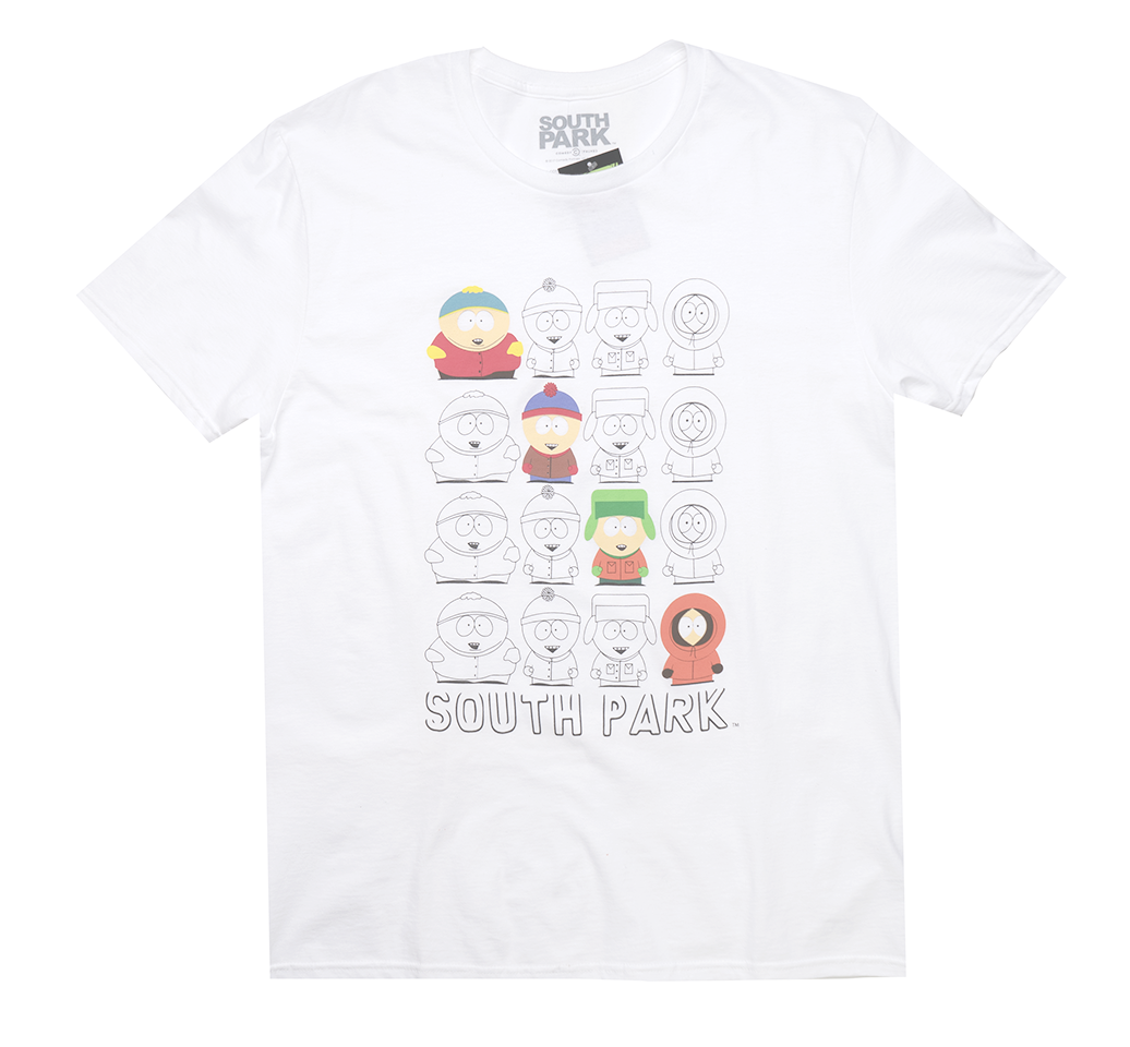 SOUTH PARK T-SHIRT WHITE - CS9M0001OL