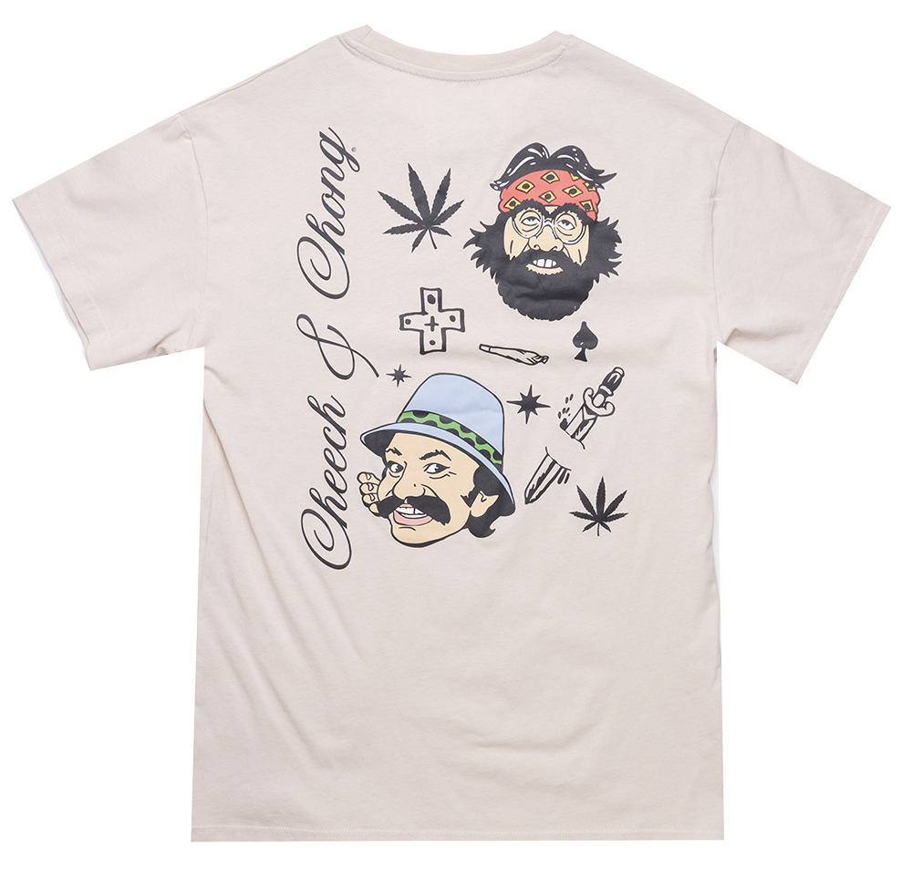 CHEECH & CHONG T-SHIRT SAND - EOO001AYMRSP60