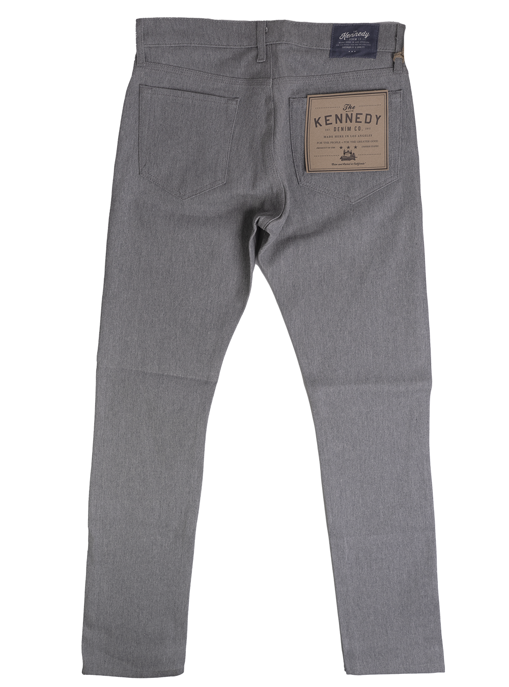 KENNEDY MFG DENIM JEANS FEATHERED GREY - KNDYPREM