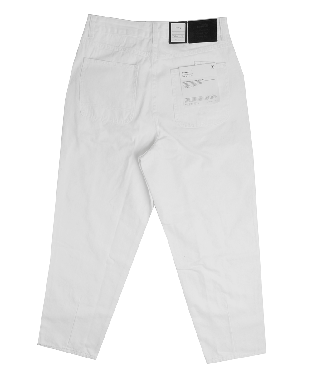 KENNEDY MFG DENIM JEANS FUGAZI (WHITE) - NH-070387-P