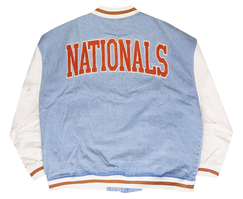 NO BOUNDARIES VARSITY JACKET LT WASH - NB14100095937LB