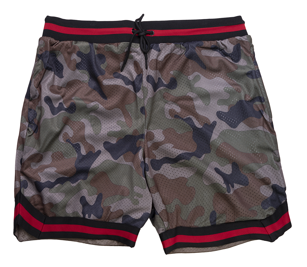 REBEL MINDS BASKETBALL SHORTS WOODLAND - 100-921T