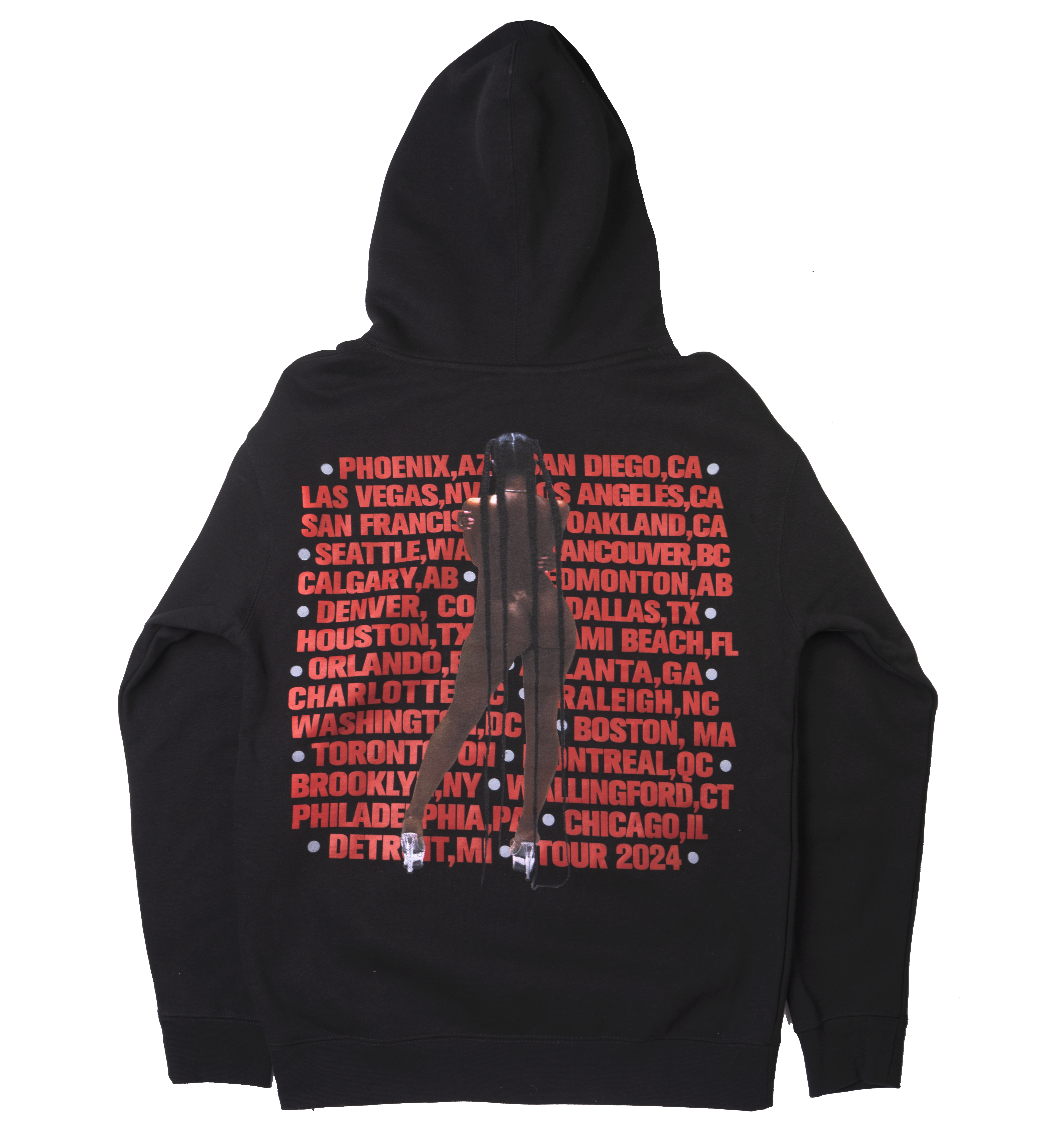 LICENSED MUSIC HOODIE BLACK - PARTY NEXT DOOR