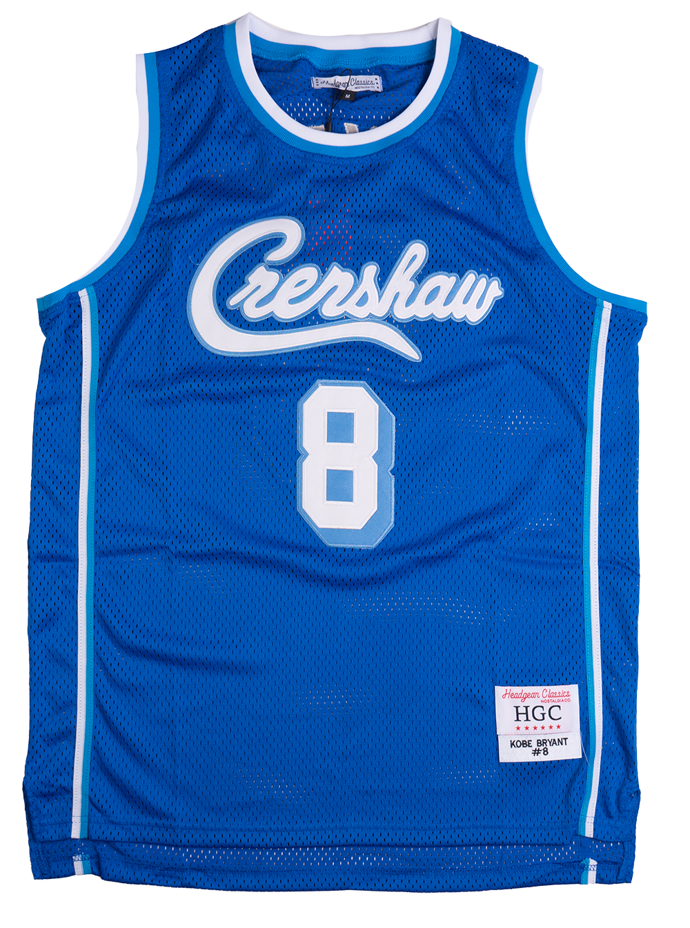 HEADGEAR CRENSHAW BRYANT BASKETBALL JERSEY BLUE - HGA061-BBJ-03