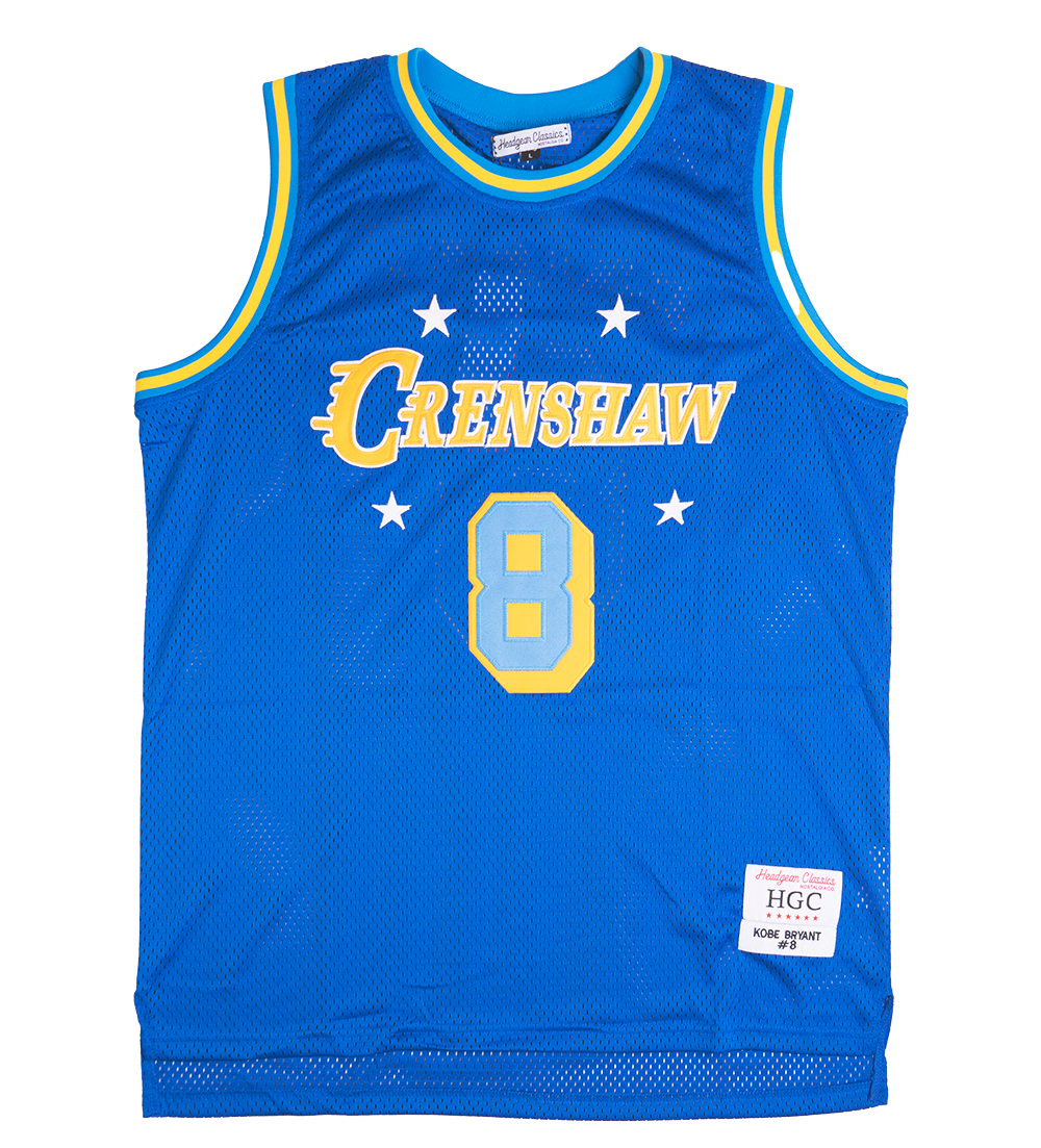 HEADGEAR CRENSHAW BRYANT BASKETBALL JERSEY BLUE - HGC088-BBJ-04