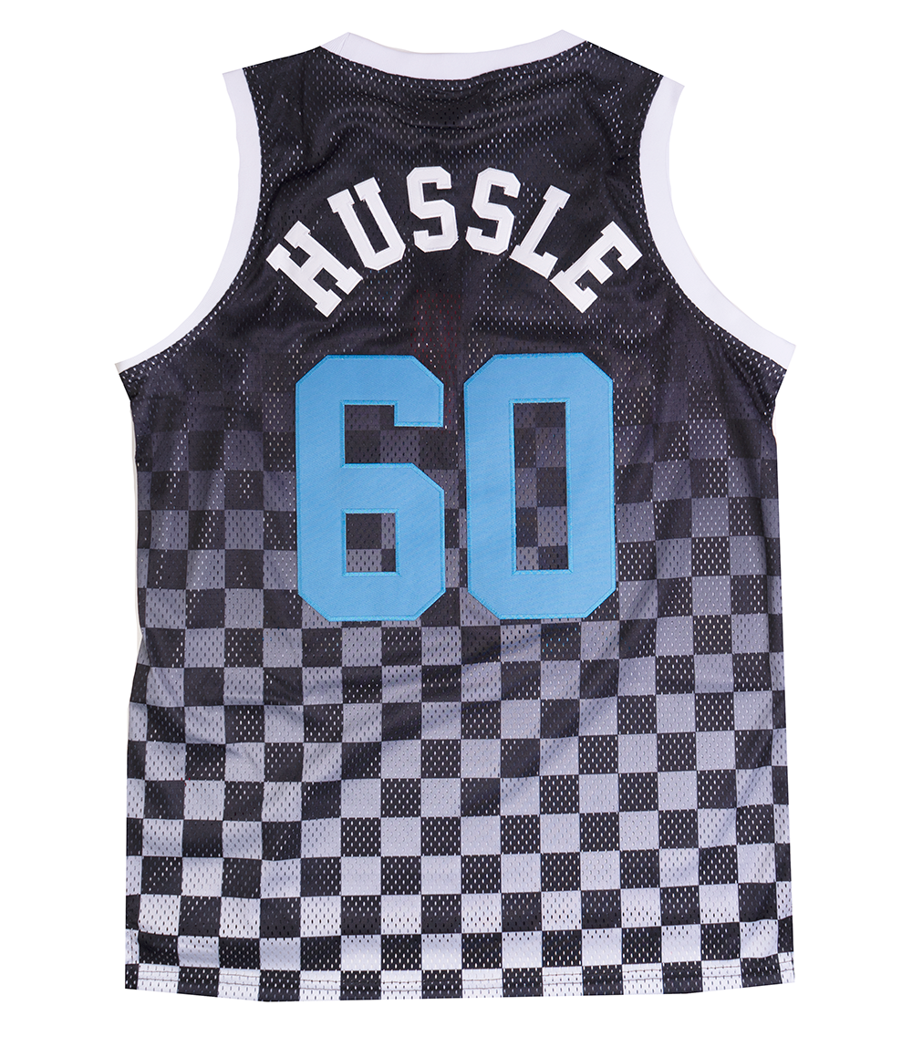 HEADGEAR CRENSHAW NIPSEY BASKETBALL JERSEY BLACK - HGA065-BJ-10