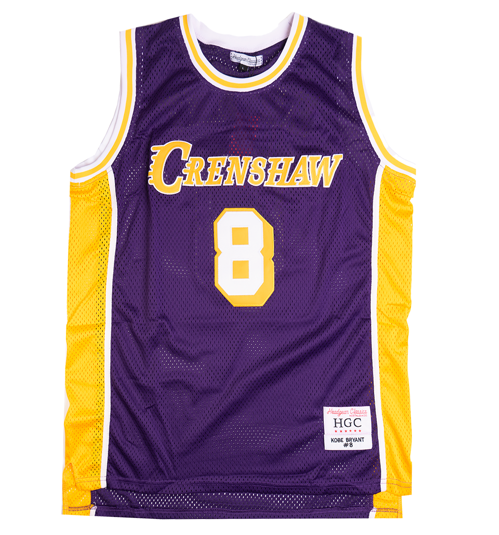 HEADGEAR CRENSHAW BRYANT BASKETBALL JERSEY PURPLE - HGC088-BBJ-05