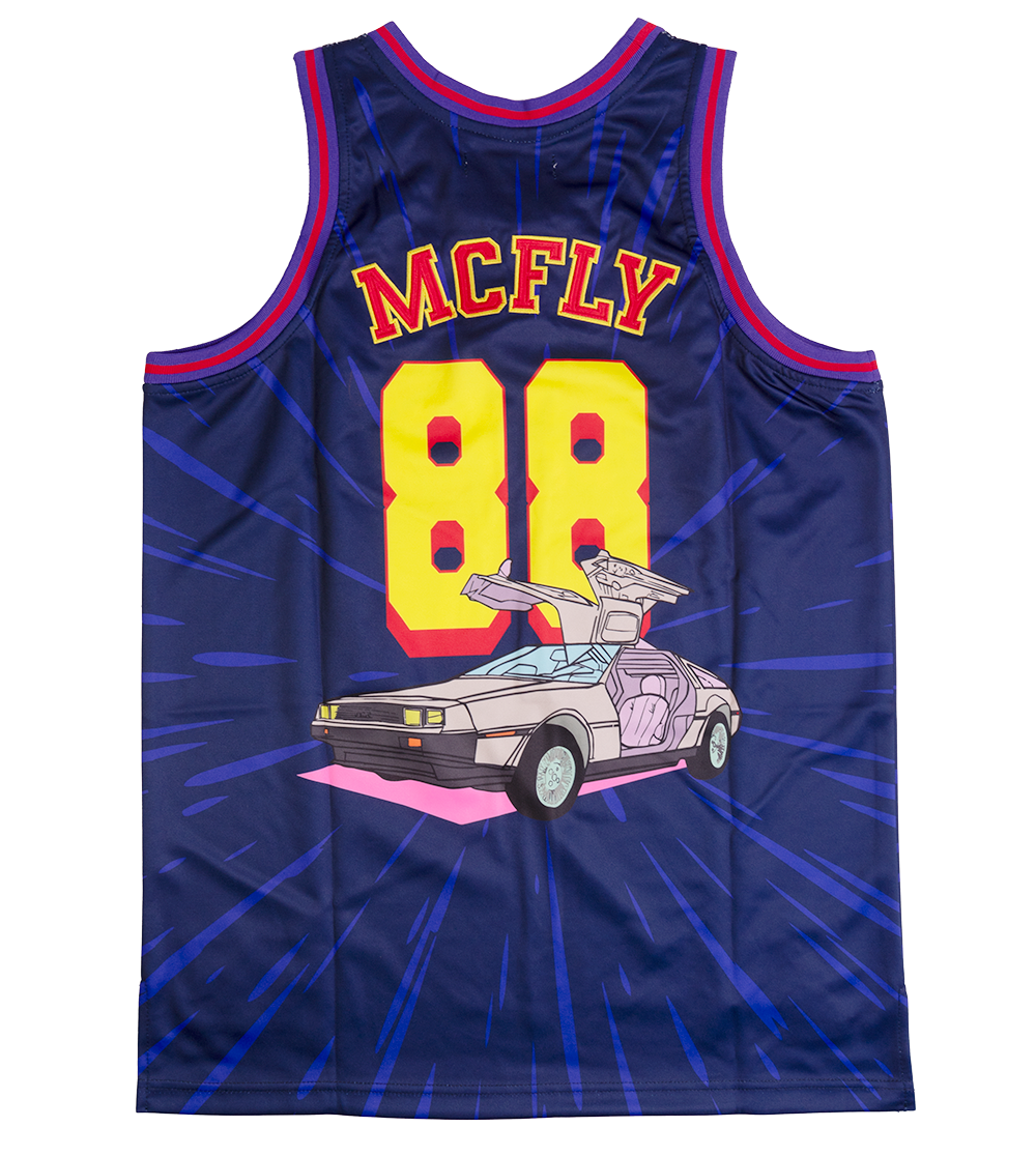 HEADGEAR BACK TO THE FUTURE BASKETBALL JERSEY PURPLE - HGC095-BBJ-30