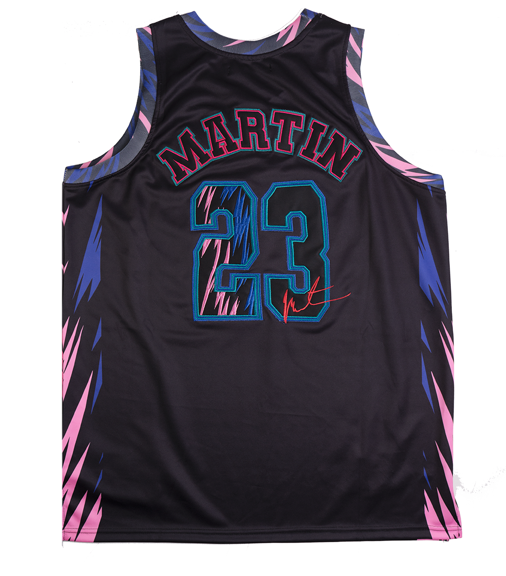 HEADGEAR MARTIN BASKETBALL JERSEY BLACK - HGC095X-BBJ-21