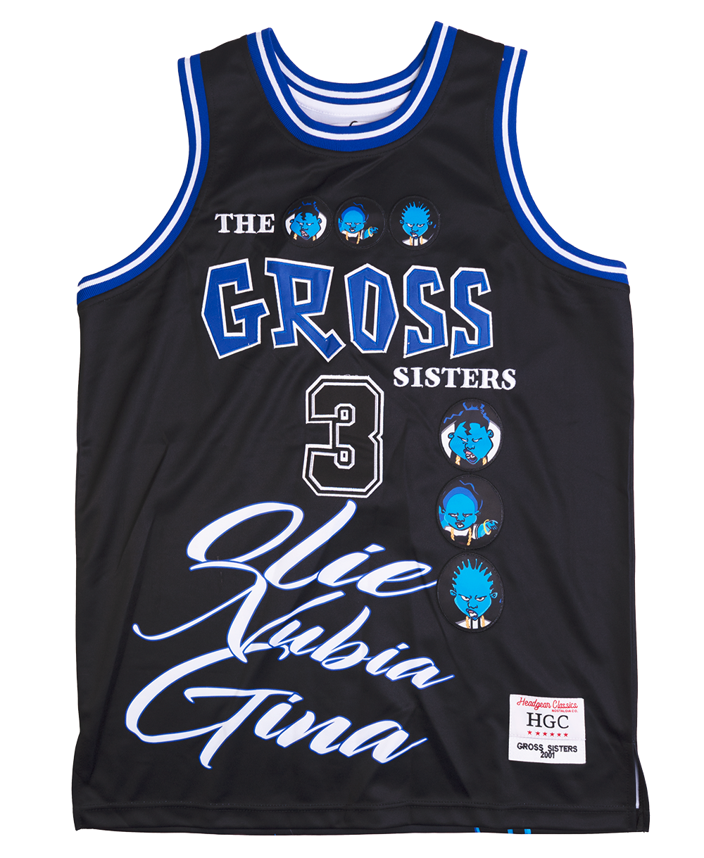 YOUTH HEADGEAR BASKETBALL JERSEY BLACK - HGC095X-YBBJ-09