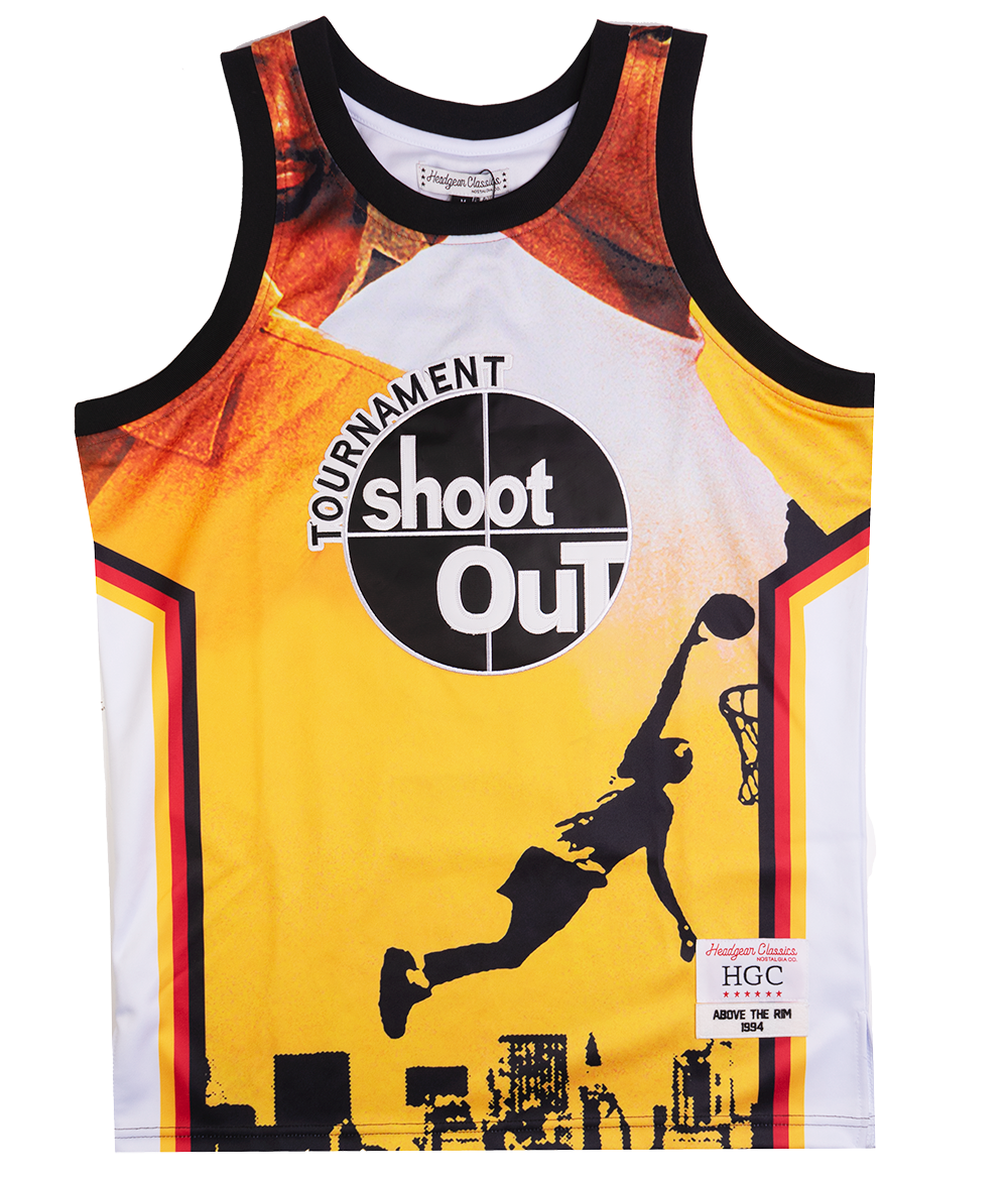 HEADGEAR ABOVE THE RIM BASKETBALL JERSEY YELLOW - HGC112-BBJ-01