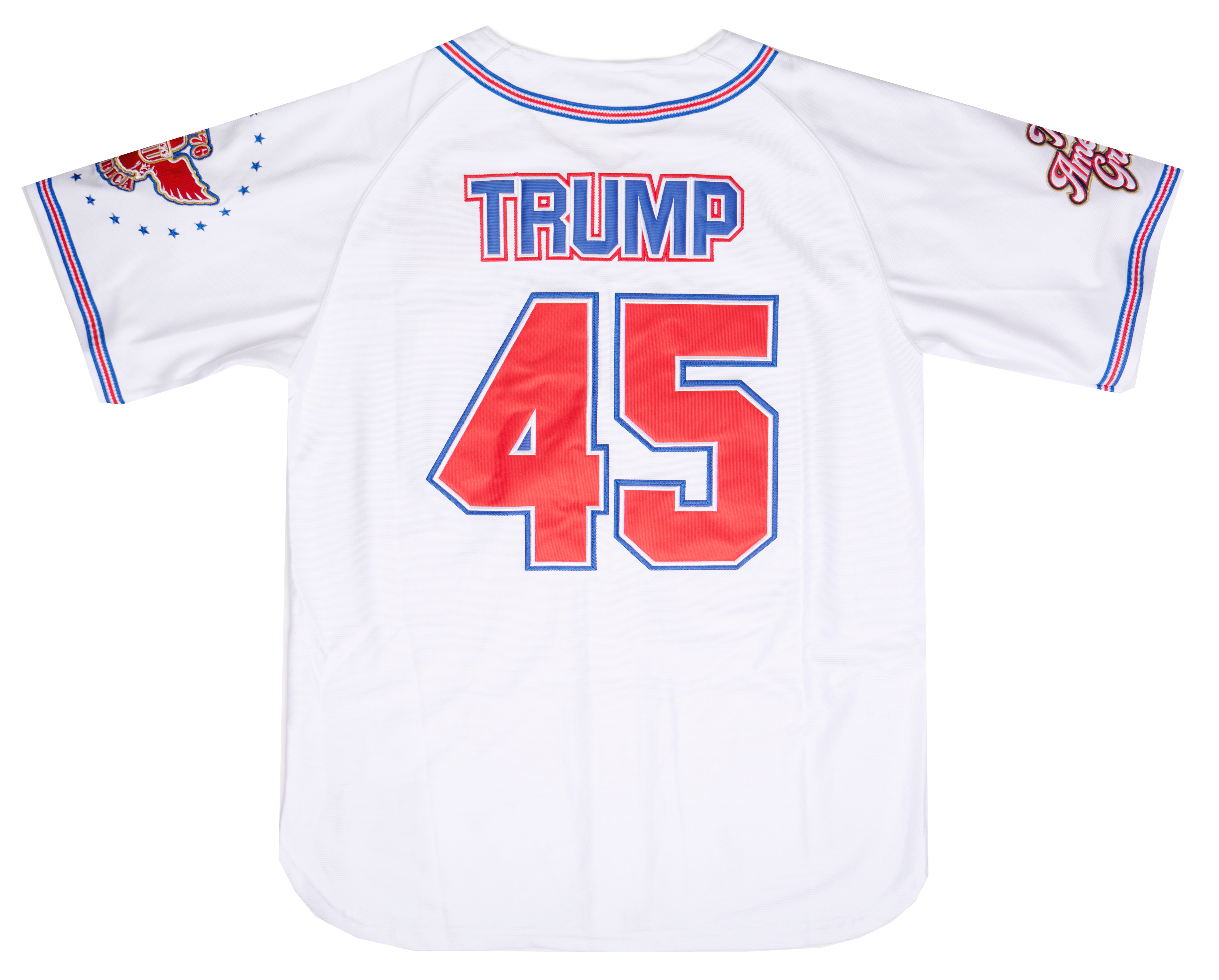 HEADGEAR TRUMP BASEBALL JERSEY WHITE - HGC191-BAJ-01