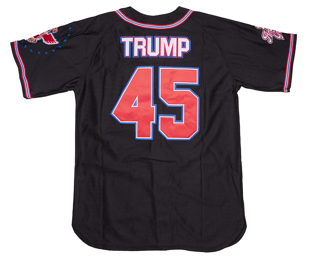 HEADGEAR TRUMP BASEBALL JERSEY BLACK - HGC191-BAJ-02