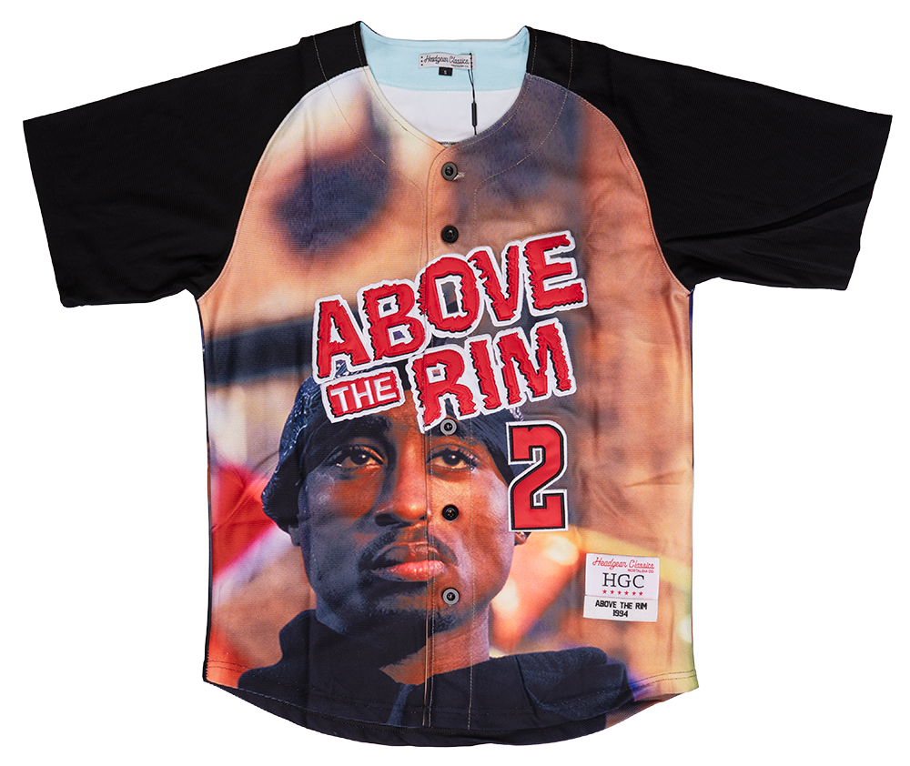 HEADGEAR ABOVE THE RIM BASEBALL JERSEY BLK/MULTI - HGC112-BAJ-01