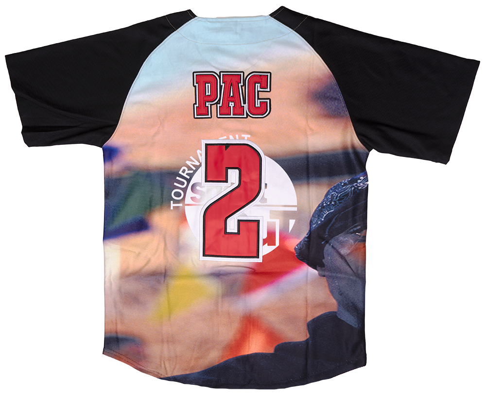 HEADGEAR ABOVE THE RIM BASEBALL JERSEY BLK/MULTI - HGC112-BAJ-01