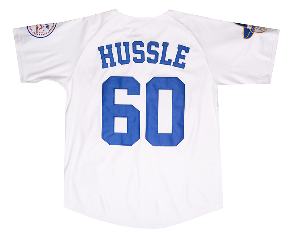 HEADGEAR CRENSHAW NIPSEY BASEBALL JERSEY WHITE - HGA065-BJ-03