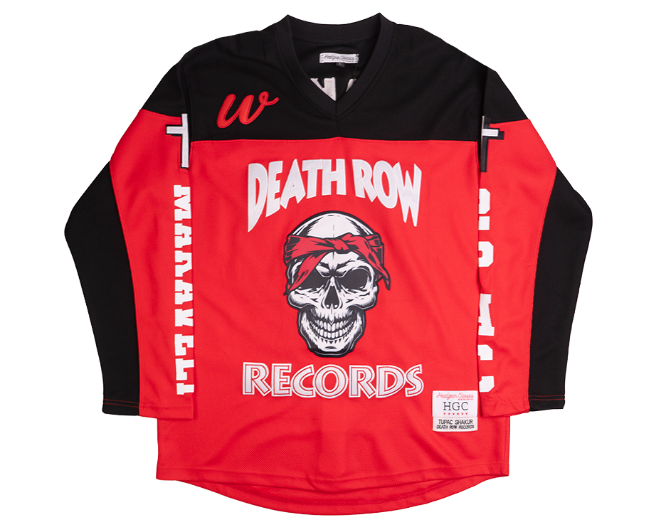 HEADGEAR DEATH ROW HOCKEY JERSEY RED/BLACK - HGC053-HKYJ-02