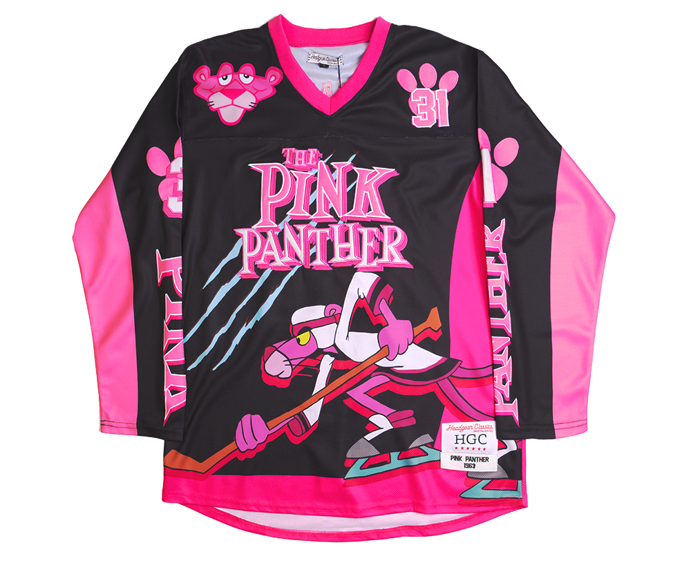 HEADGEAR PINK PANTHER HOCKEY JERSEY BLACK - HGC053-HKYJ-34