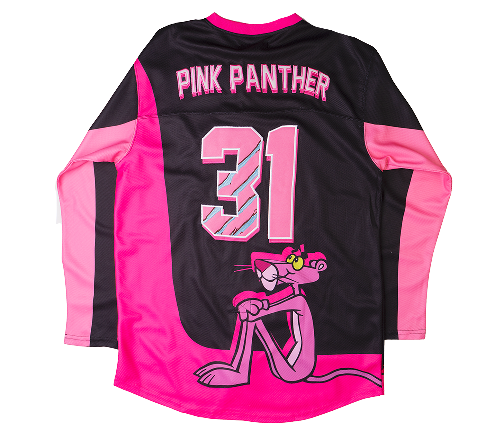 HEADGEAR PINK PANTHER HOCKEY JERSEY BLACK - HGC053-HKYJ-34