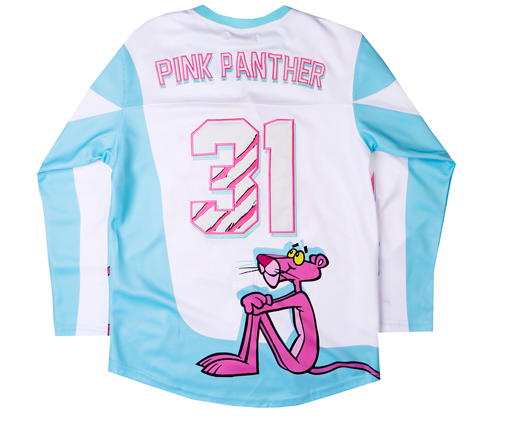 HEADGEAR PINK PANTHER HOCKEY JERSEY WHITE - HGC053-HKYJ-33