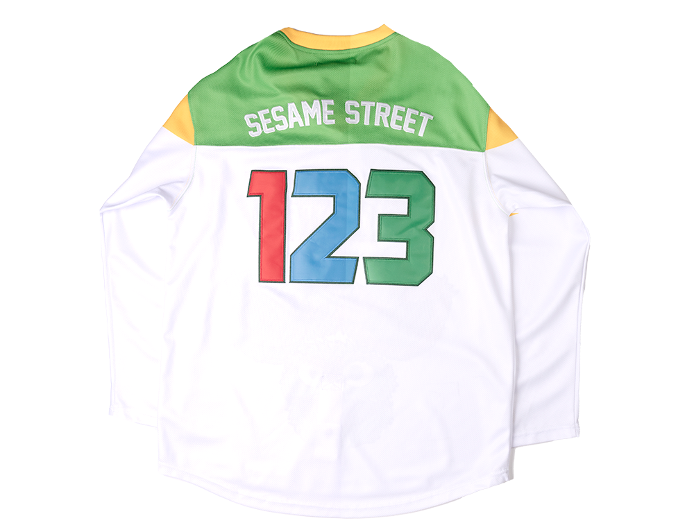 HEADGEAR SESAME STREET HOCKEY JERSEY WHITE - HGC053-HKYJ-05