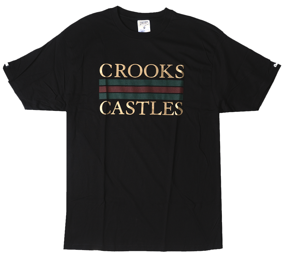 CROOKS & CASTLES GRAPHIC T-SHIRT BLACK - C2060712