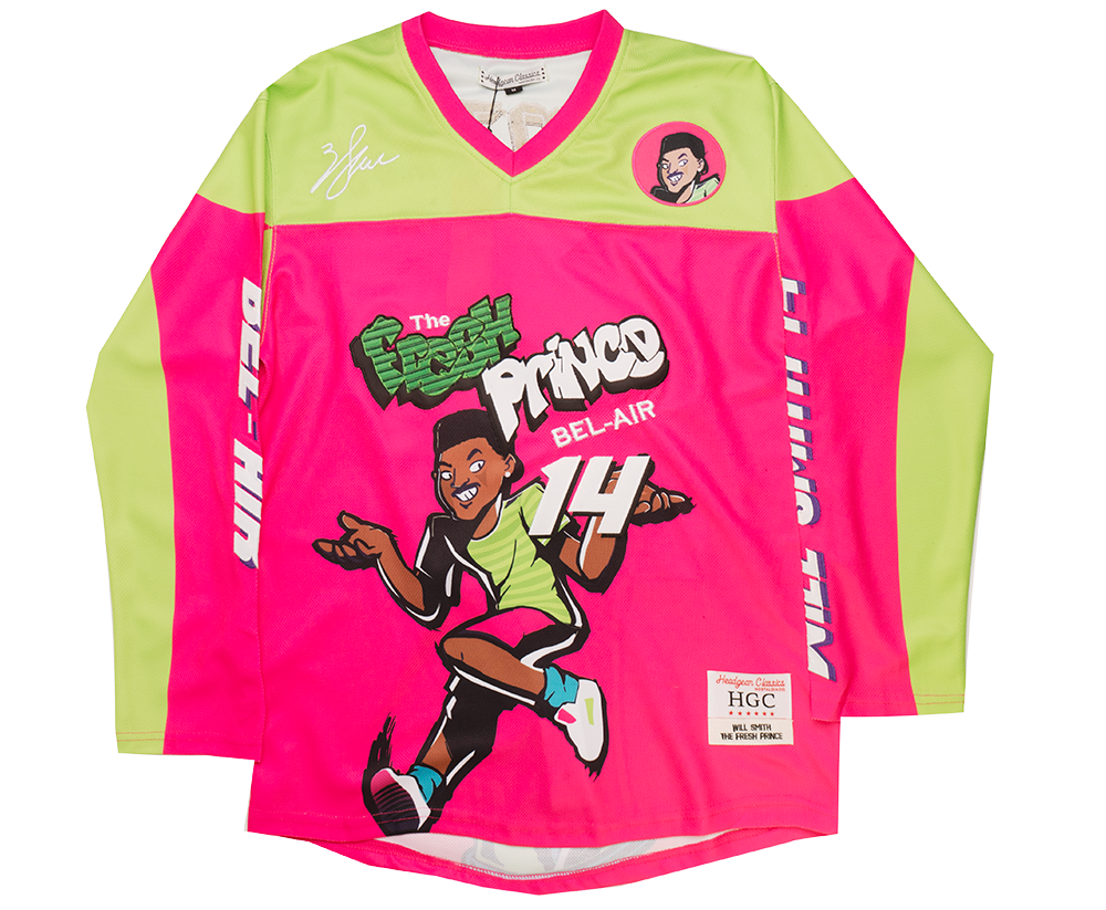 HEADGEAR FRESH PRINCE HOCKEY JERSEY PINK - HGC053-HKYJ-06