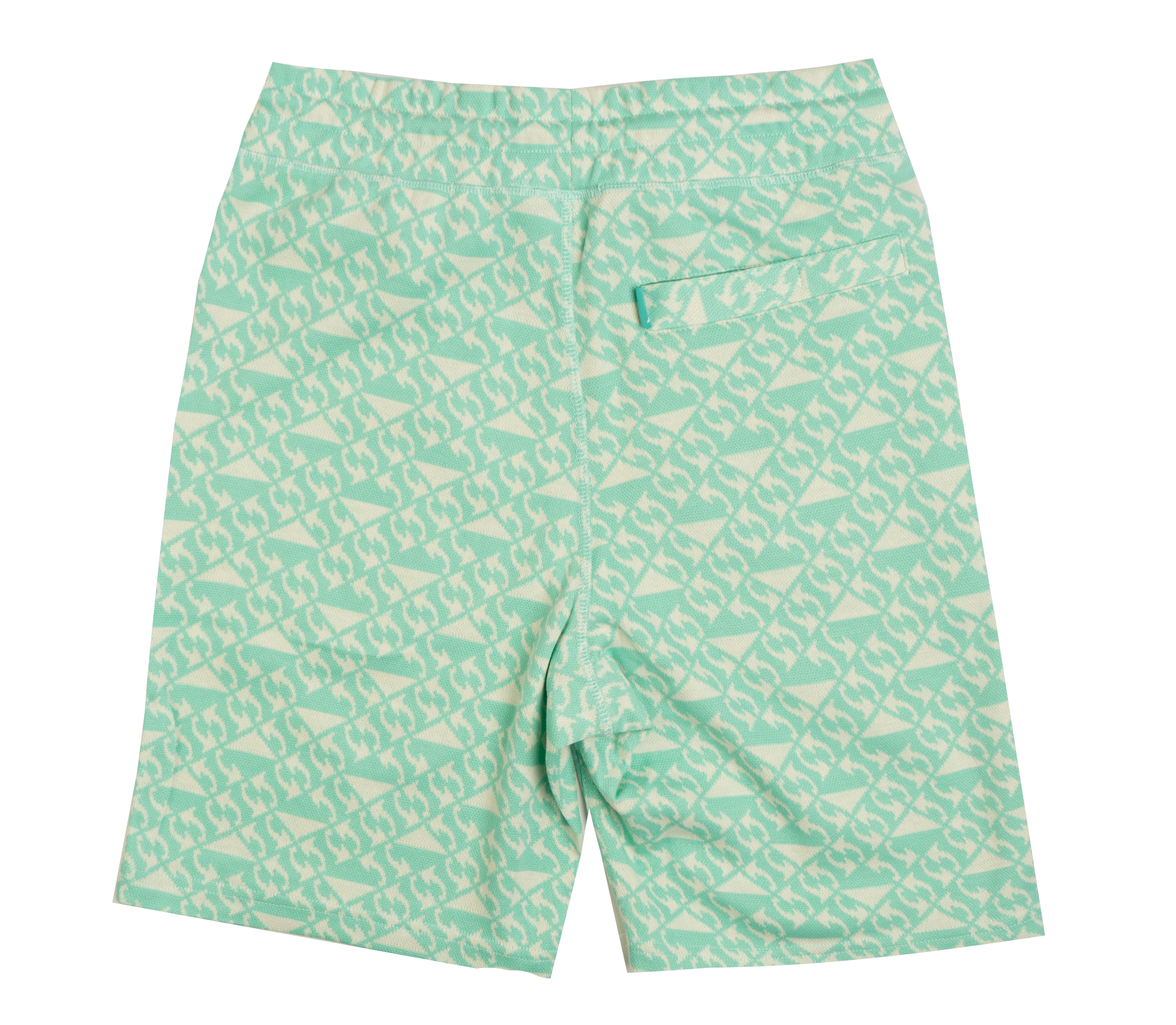 STAPLE SWEAT SHORTS GREEN - 3204B7357