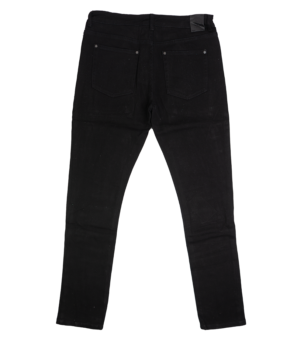 BORN FLY DENIM JEANS BLACK - B05D2754