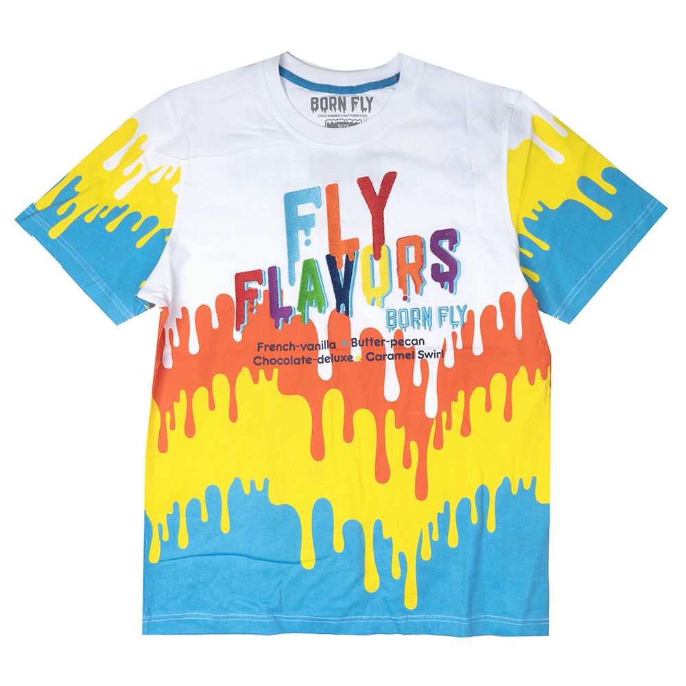 BORN FLY ASSORTED GRAPHIC T-SHIRT - BFSST06