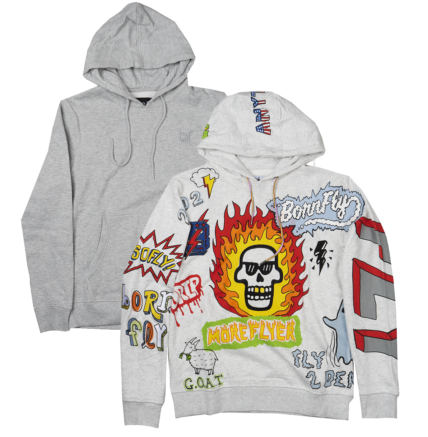 BORN FLY ASSORTED HOODIES - BFHD06